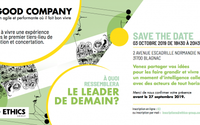 03/10/2019 – A quoi ressemblera le leader de demain ? – Save the date