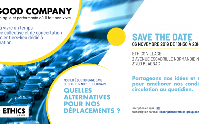 06/11/2019 – Quelles alternatives pour nos déplacements ? – Save the date