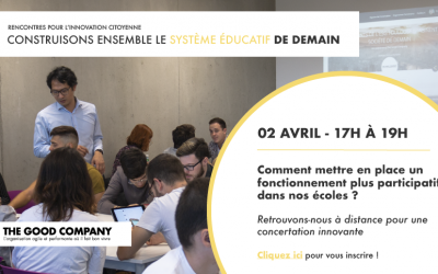 02/04/2020 – Construisons ensemble le système éducatif de demain – Save the date