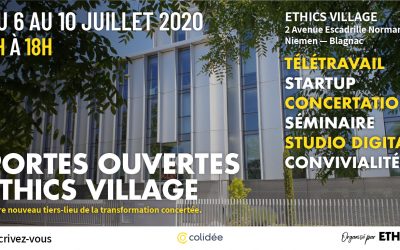 Journées Portes Ouvertes ETHICS Village – 6 au 10 juillet 2020